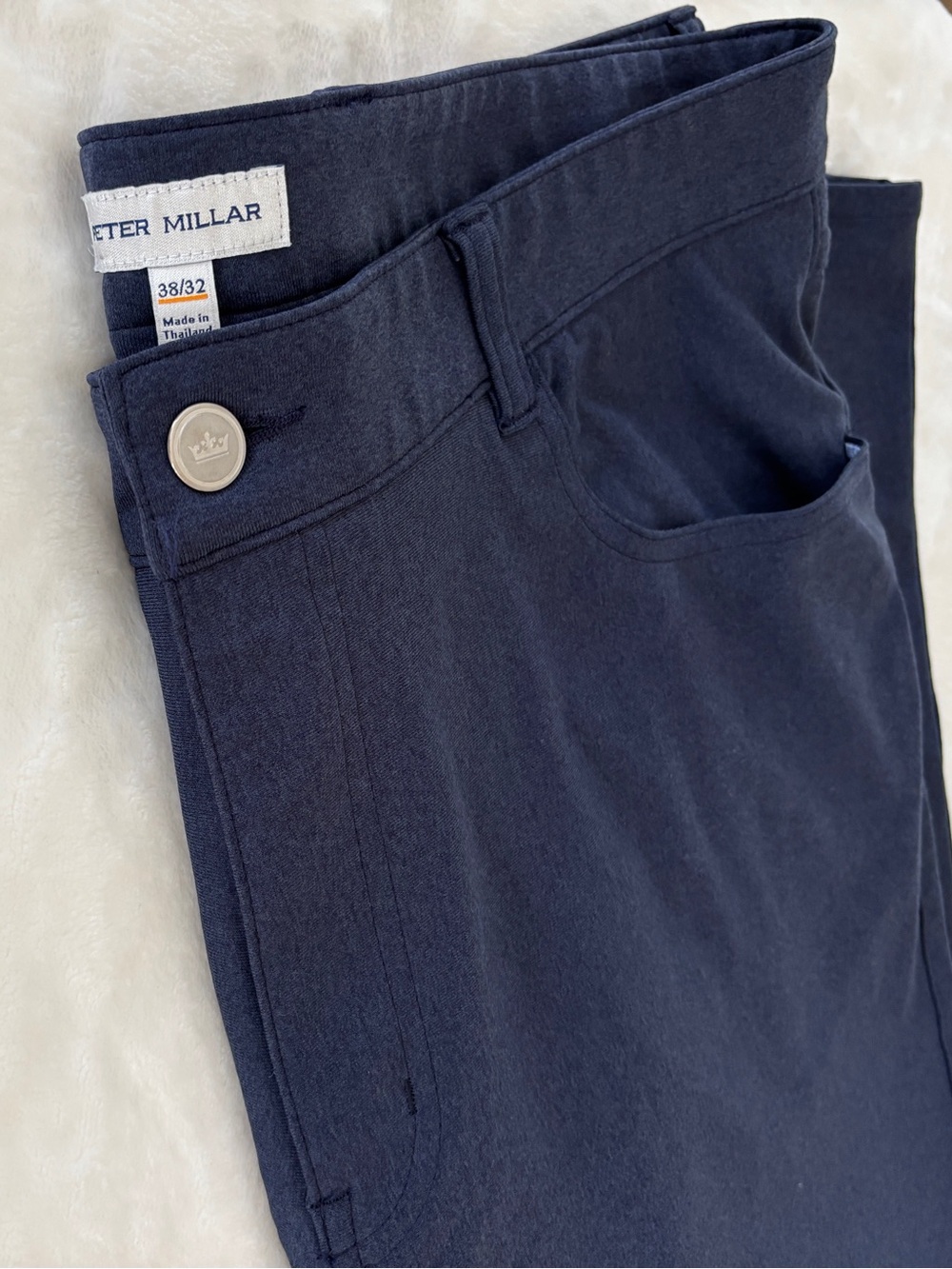 Peter Millar Navy Stretch Pants